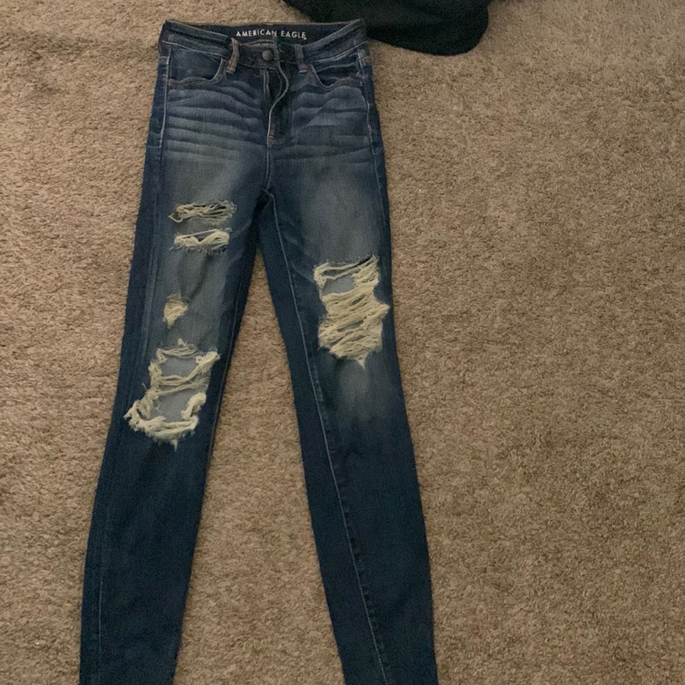 American eagle highest rise jeggings
